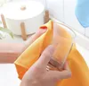 Miękki ręcznik do czyszczenia mikrofibry wchłaniany szklany szklany szmatkę do czyszczenia kuchni ściereczki