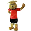 Costume da mascotte Bulldog professionale Vestito da festa di Natale in fantasia di Halloween Vestito da personaggio dei cartoni animati Vestito da carnevale unisex per adulti