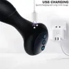 Vibratorer Electric Shock Anal Plug Prostate Massager Intelligent uppvärmning Kvinnlig Masturbator pärla erotiska sexleksaker för par 230801