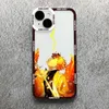 Obudowy telefonu komórkowego Japan Anime Demon Slayer Puse na iPhone 11 12 13 14 Pro Max Mini 7 8 Plus X XS SE XR Połączenie telefonu Kimetsu No Yaiba Coque L230731