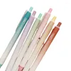 Stylos stationnaires de papeterie de Kawaii pour le gel mignon japonais d'école