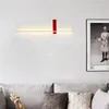 Vägglampor italiensk lampdesigner minimalistisk lång sconce vardagsrum hallkonst kreativt sovrum badrum lampor