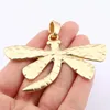 Hanger Kettingen 2 X MaGold Kleur Grote Dragonfly Bedels Hangers Voor DIY Ketting Sieraden Maken Vinden Accessoires 78x52mm