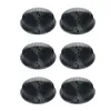 Decorative Flowers 6PCS Flower Frog 2.75Inch Plastic Pins For Arrangements With 3 Mini Suction Cups Black