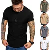 T-shirt z krótkim rękawem Męskie T-shirty T-Neck Bamboo Cotton