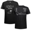 Camiseta de corrida F1 nova equipe de verão camisa de manga curta mesmo modelo personalizado