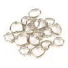 Beads Mixed Plated CCB Silver Frame Seed Spacer Loose Bead For Jewelry Making DIY Necklace Bracelet Accessory Wholesale