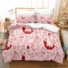 Sängkläder sätter 2023 Kawaii Capybaras Set Single Twin Full Queen King Size Bed Aldult Kid Bedroom duvetCover Set 3D Bed Cover Set 230801