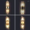 Wall Lamps Modern LED Luxury Crystal Lights Gold Home Indoor Sconces Living Room Bedroom Background Decor Lamp Bedside Light