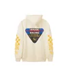 Rhude Racing World Champion Formula Tour Loose Pullover Hooded Fleece Sweater