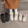 Stivali da neve per bambini stivali di lana scarpe per bambini piccole scarpe da bambino calde antiscivolo e ispessite dal vento profumato