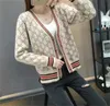 Chaquetas de punto de diseñador para mujer Chaquetas de punto Abrigos de suéter Mujer de manga larga Causal Oficina FashionTops Otoño Invierno Suéteres de punto Tamaño S-2XL