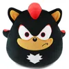 Nieuwe Sonic Hedgehog Pluche Pop Cartoon Staarten Shadow Knuckles Jet Amy Rose Creatieve Hoogwaardige Tumbler Speelgoed Kawaii Kussen ornament LT0119