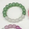 Strang Nachtlicht Bodhi Armband umwickelt Finger weiche Bonbonfarbe Nachahmung weiße Jade Student schrittweise Buddha Perle Handschnur Twist