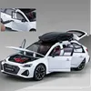 Diecast Model car 124 RS6 Avant Station Wagon Alloy Car Model Diecast Metal Toy Vehicles Car Model Simulation Sound and Light Kids Toys Gift 230802