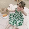 Robes de fille Summer Baby Girls Fashion Floral Beach Slip Cotton Cool Backless Holiday Dress