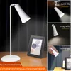 Lampade da tavolo Luce a LED Supporto portatile Illuminazione Batteria ricaricabile USB Carino per studiare Camera da letto Lampada a morsetto Accessori per ufficio per scrivania