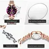 Wristwatches POEDAGAR Watch for Women Luxury Jewelry Design Rose Gold Steel Quartz Waterproof Fashion Swiss Brand Ladies Watches 230802