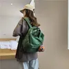 School Bags Korean Retro Style Women Backpack Fashion Solid Color Bag for Teenage Girl Children Backpacks Travel Laptop 230801