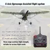 Aircraft Modle FX9703 Kubingke 1 16 World War 2 Remote Control Model J3 Brushless Four way Six axis 3D Fixed wing Toy 230801