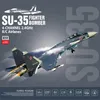 Aircraft Modle Bbsong SU 35 SUNT RC Płaszczyzna dla dorosłych 2 4G 4CH Fighter 360 Rolka Flip Six Axis Zdalne sterowanie Zabaw