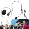 Mikrofone Mini tragbares Kopfmikrofon Leichter Kondensator 3,5-mm-Buchse Freisprecheinrichtung für Lehrer zum Unterrichten von Reiseleitern