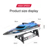 ElectricRC Boats HJ808 RC Boat 2.4Ghz 25kmh Telecomando ad alta velocità Nave da corsa Water Speed Boat Modello per bambini Giocattolo 230801