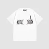 メンズ高品質のTシャツデザイナーTシャツコットンラウンドネックプリントクイック乾燥防止防止夏夏夏ハイルーズトレンド半袖男性