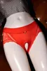 Dames Slipje Glanzend Ijs Zijde Open Kruis Kanten Lingerie Naadloze Plus Size Strakke Satijnen Ondergoed Sexy Slips