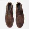 Boots Genuine Leather Men Desert Boots Retro Suede Leather Men Ankle Boots #KD583 L230802