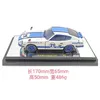 Electric RC Car 1 24 1970 Nissan Fairlady Z432 Hög simulering Diecast Metal Alloy Model Toy for Children Gift Collection P16 230801