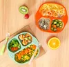 Tallrikar gratis silikon baby matplatta söta barn rätter sug för småbarn tränar mata sucker skål