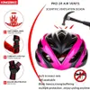 Cycling Helmets KINGBIKE 4 colors cycling helmet Women men bicycle helmets with Light mountain bike road MTB integrallymolded 230801