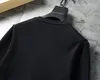 BA Yüksek Kaliteli Sweater Tasarımcı Hoodie Bby Mektupları Kabartmalı Uzun Kollu Tshirt Pamuk Yuvarlak Boyun Sweatshirt Erkek Kadın Sweaters Gevşek Külot Kat Büyük M-XXXL