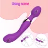 Vibromasseurs 10 vitesses Vibromasseurs puissants pour femmes Magic Dual Motors Wand Body Massager Sex Toys pour femmes G Spot Adult Toys 230801