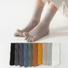 Men s Socks 5 Pair Pure Cotton Split Toe Spring Anti Odor Fashion Five Finger Male 230802