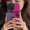 Casos de telefone celular Moda Cool Bear Pink Phone Case para iPhone 14 13 12 11 Pro Max MiNi XR XS XSMax X 6 7 8 Plus Boy à prova de choque capa traseira macia L230731