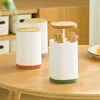 2pcs Toothpick Holders Pop-Up Cotton Swabs Holder Toothpick Dispenser Case Q-Tips Holder Storage Box Home Hotel Decoration Container R230802