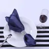 TABLE SERFKIN 10st Plain Fabric Satin Servete For Wedding Cloth Dinner Decoration