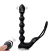 Giocattoli anali Plug anale femminile Bead Vibratore Stick Masturbazione maschile Plug anale con massaggio alla prostata Coppia che flirta Sesso estremo Plug anale giocattolo 230801