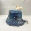 Boll Caps Designer P Family Rätt bokstav Wash Cowboy Bucket Hat Outdoor Travel Baseball Cap Lovers samma mode GCBX
