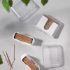 2 soportes para palillos de dientes emergentes automáticamente, caja de almacenamiento para palillos de dientes, caja para palillos de dientes con empuje para presionar, nuevo soporte para palillos de dientes para restaurante y hogar