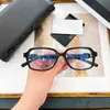 2023 New luxury designer sunglasses Same Style Black Plain Eyeglass Can Match Degree Myopia Glasses Frame for Women CH3419