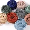 Halsdukar sommar kvinnor muslimska glitter hijab lång sjal wrap head halsduk dubai afrikansk party turban pannband 70 175 cm