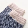 Men s Socks 5 Pair Man Short Winter Business Thick Geometric Thermal Breathable Warm Party Dress Long Happy Brand Sokken 230802