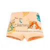 Culotte 38 Ans Sous-Vêtements Fille Coton Classe A Dessin Animé Faon Rouge Panda Boxer Briefs 4pcs x0802