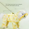 Chien vêtements fruits impression imperméable vêtements pour animaux de compagnie mignon quatre pieds chiens vêtements chat petit imperméable toutes saisons mode Yorkshire