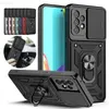 Mobiele telefoon hoesjes Slide Camera Lens Case voor Samsung Galaxy A53 A33 A02 A12 A52 A10S A13 A73 Note 20 M02 M22 M52 A03 A20S A04S Bumpers Armor Cover L230731