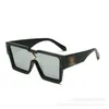 2023 Роскошные дизайнерские солнцезащитные очки Новая бриллиантовая коробка Один кусок для женщин с усовершенствованным солнцезащитным кремом и затенениями персонализированные солнцезащитные очки