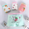 Culotte 4 pièces de sous-vêtements pour enfants dessin animé lapin carotte girafe Shorts pour enfants fille infantile mode sous-vêtements coton x0802